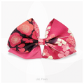 きらきらの花 正絹の振袖地の帯リボン Obi Ribbon Bow Tie 帯リボン 犬 猫 ペット 和柄 日本製 手作り ギフト エルエルポウズ