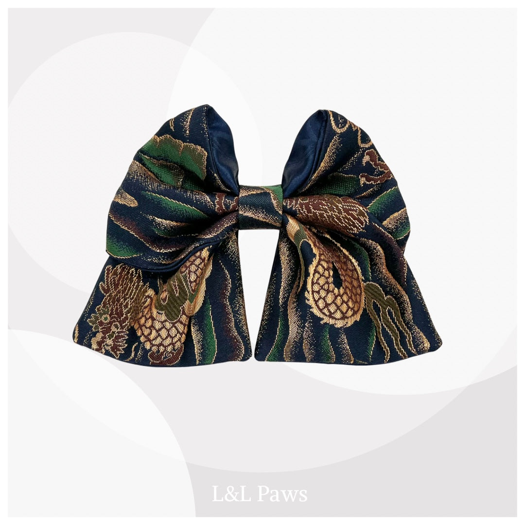 きらめき 山龍 京都西陣織金襴の和リボン