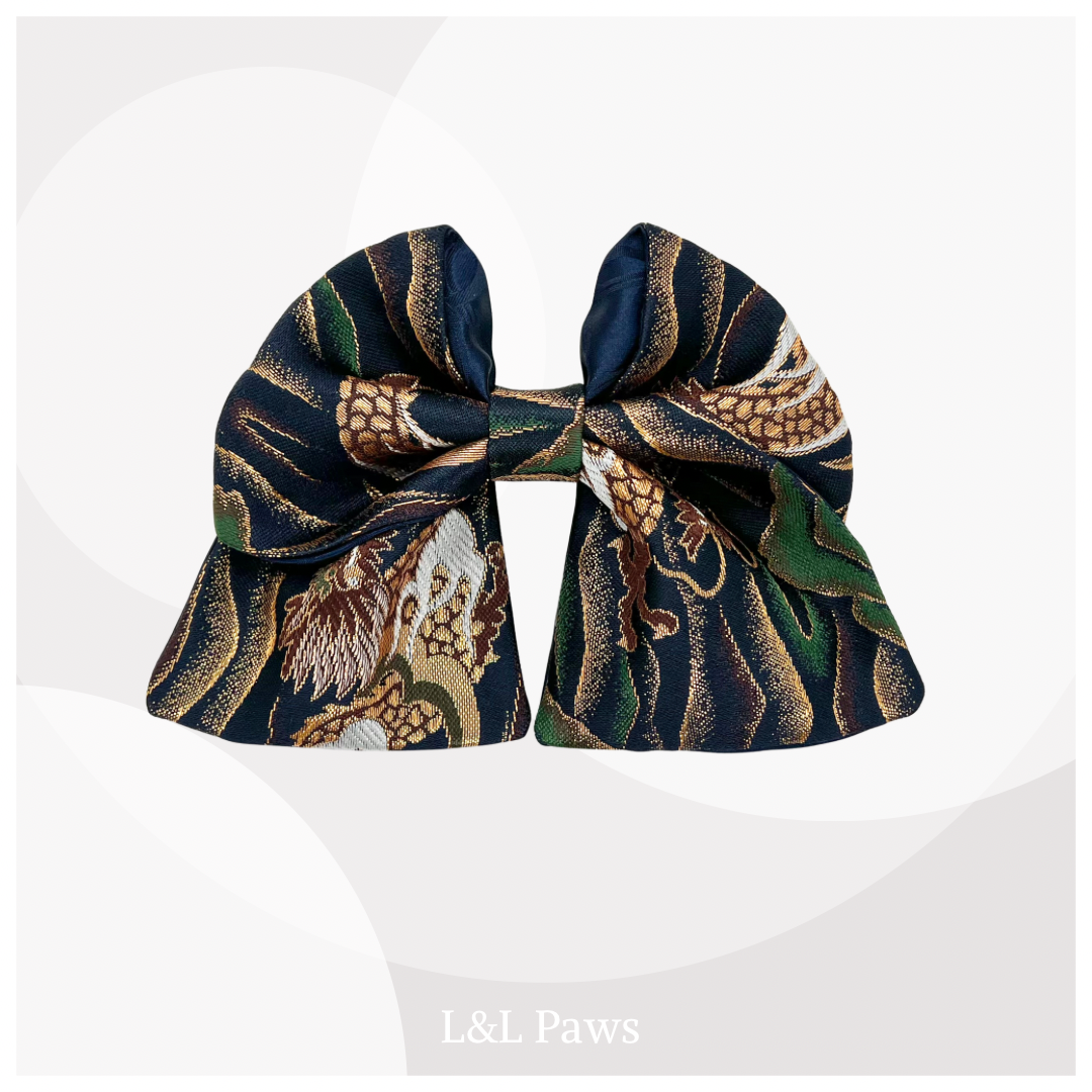 きらめき 山龍 京都西陣織金襴の和リボン