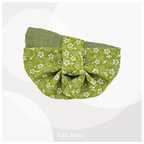 きみに梅の花を。青梅のちりめんの帯バンダナ