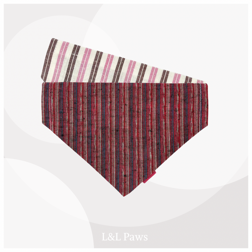 暖かな日 遠州綿紬 はぎれ和バンダナ Authentic Japanese Bandanas 和なバンダナ 犬 猫 ペット 和柄 日本製 手作り ギフト エルエルポウズ