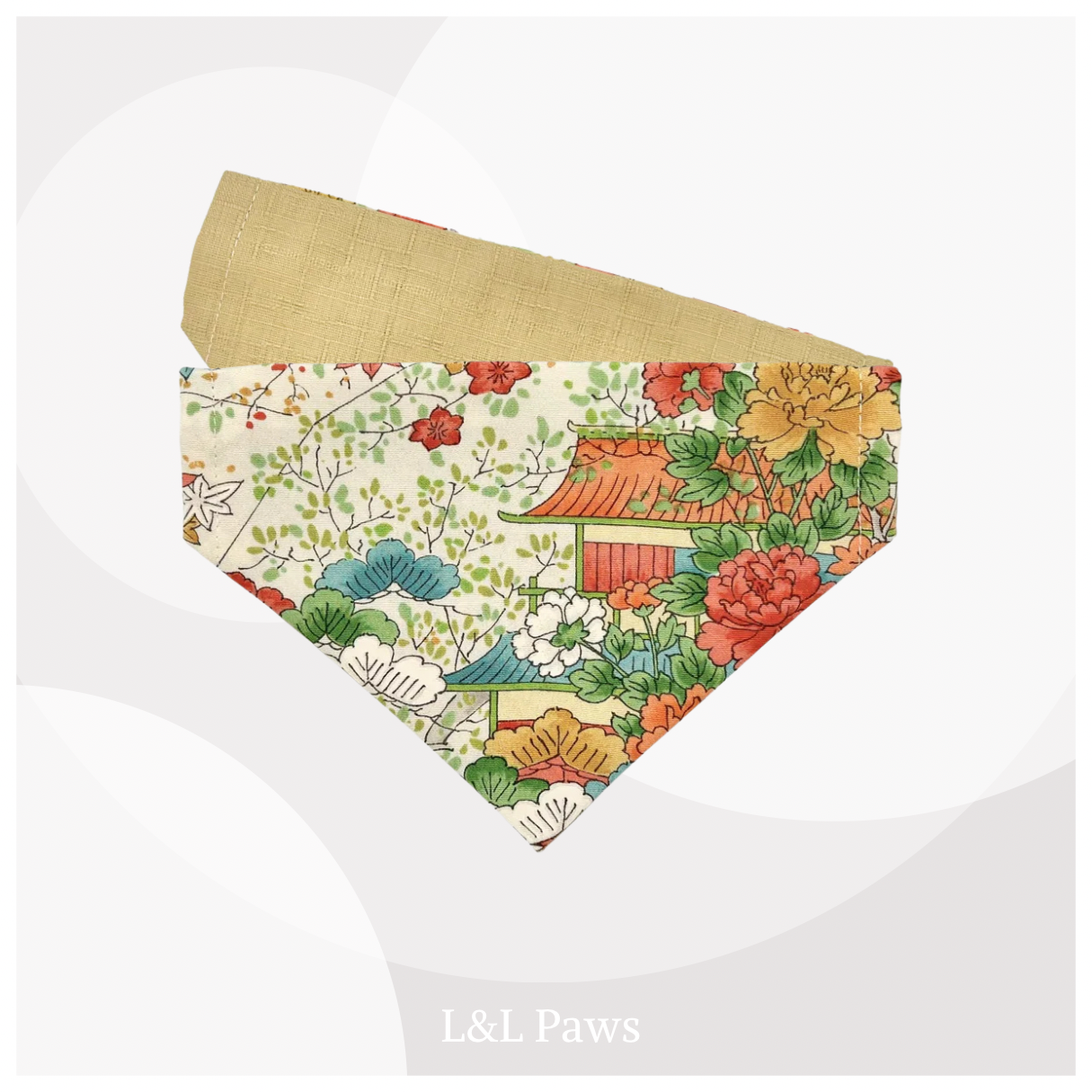 Japanese House Silk Bandana - Day 15b