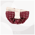 粋な垂れ桜きもの 正絹 - 帯バンダナ Obi Bow Bandanas 帯バンダナ 犬 猫 ペット 和柄 日本製 手作り ギフト エルエルポウズ