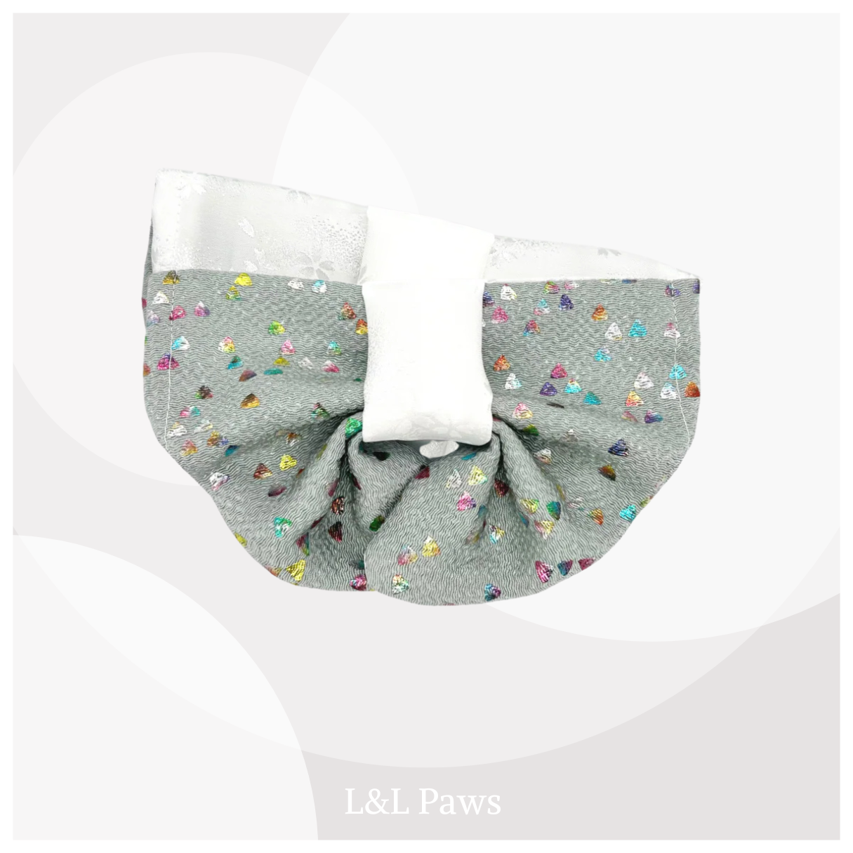 Prism Dragon Scales - Chirimen - Obi Bandana