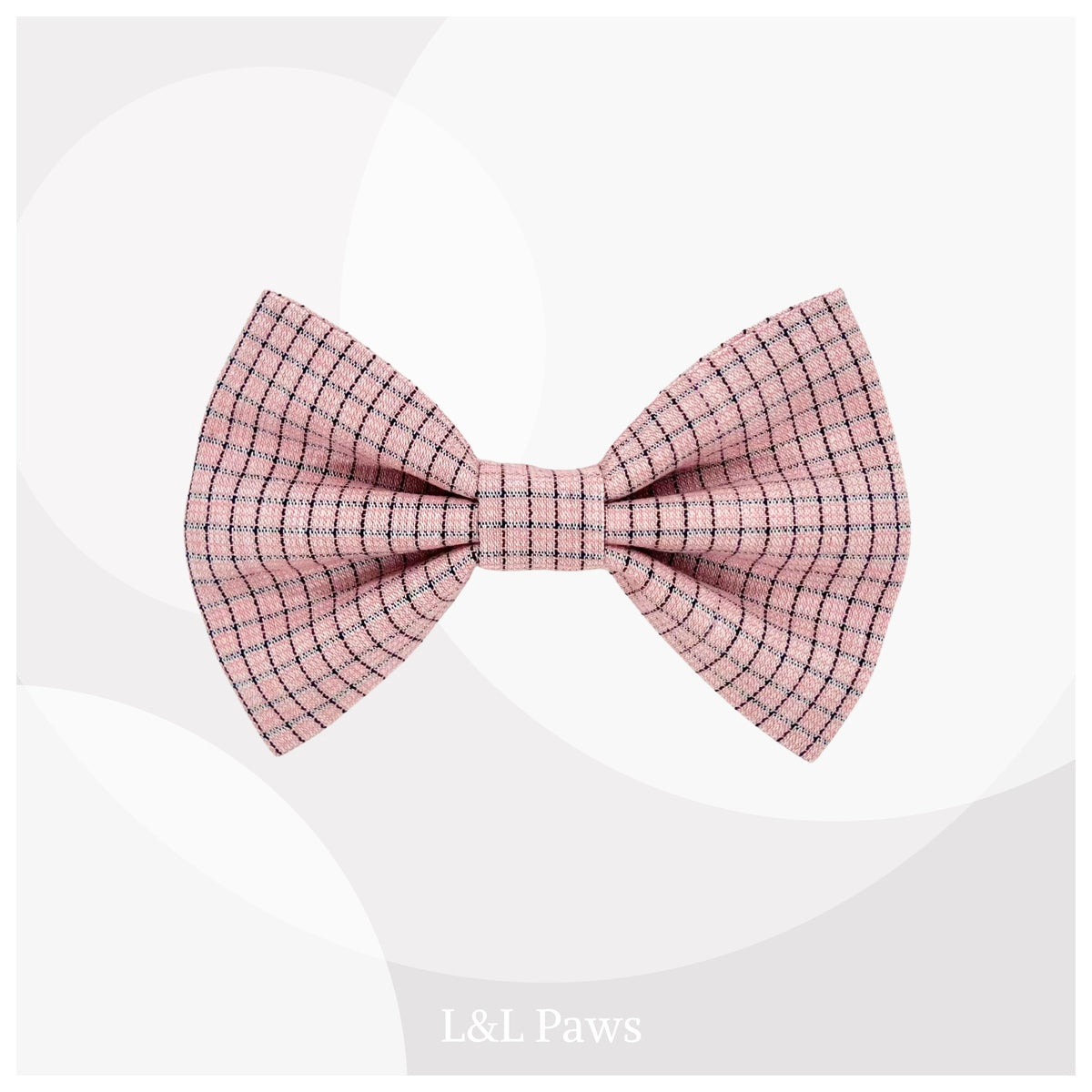 Bota-ori Pink Checkered - Big Bow Tie