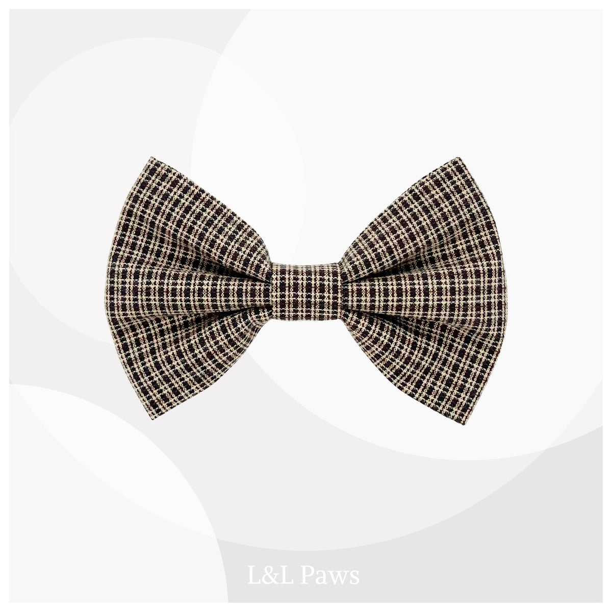 Bota-ori Navy Checkered - Big Bow Tie