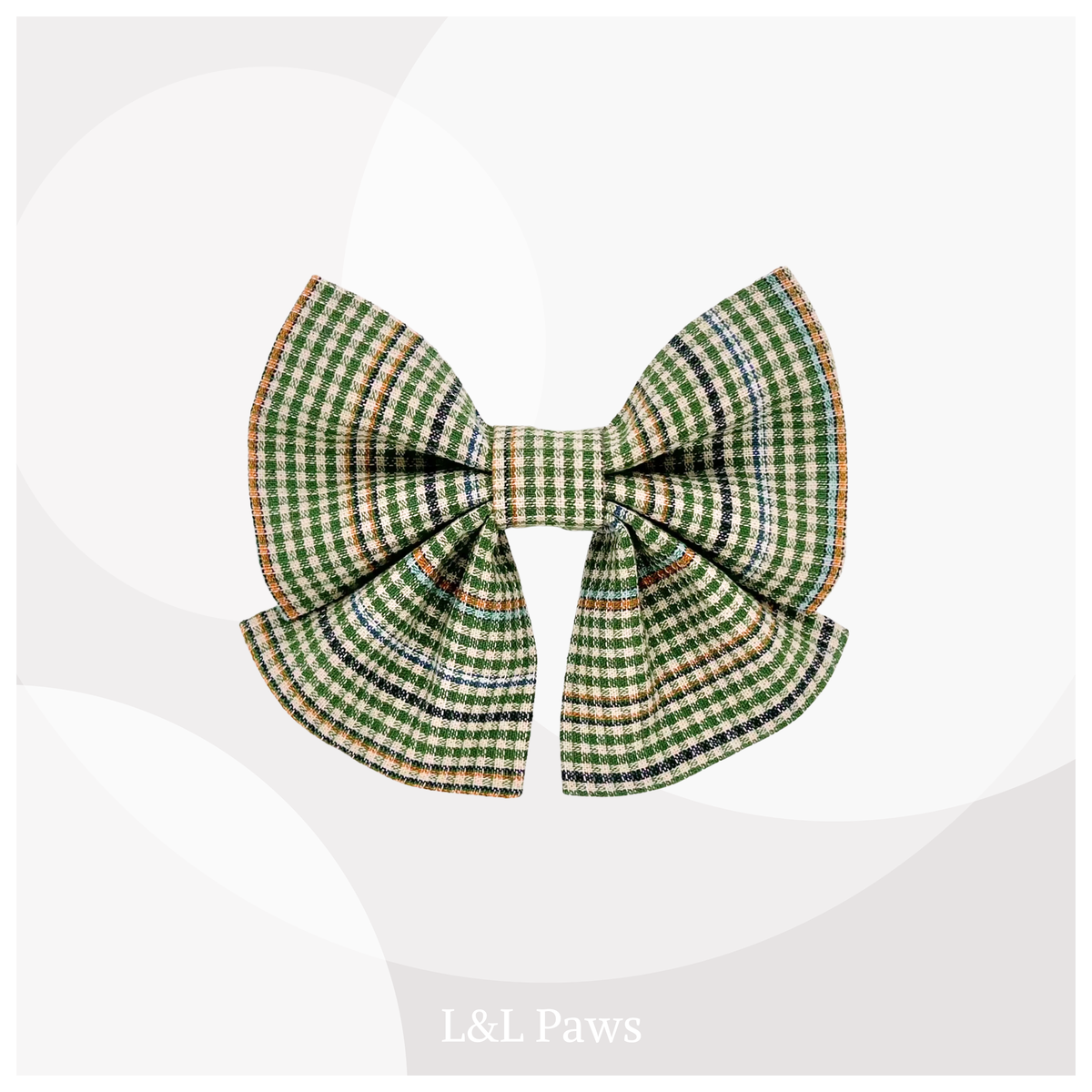 Bota-ori Green Tartan - Sailor Ribbon Bow Tie