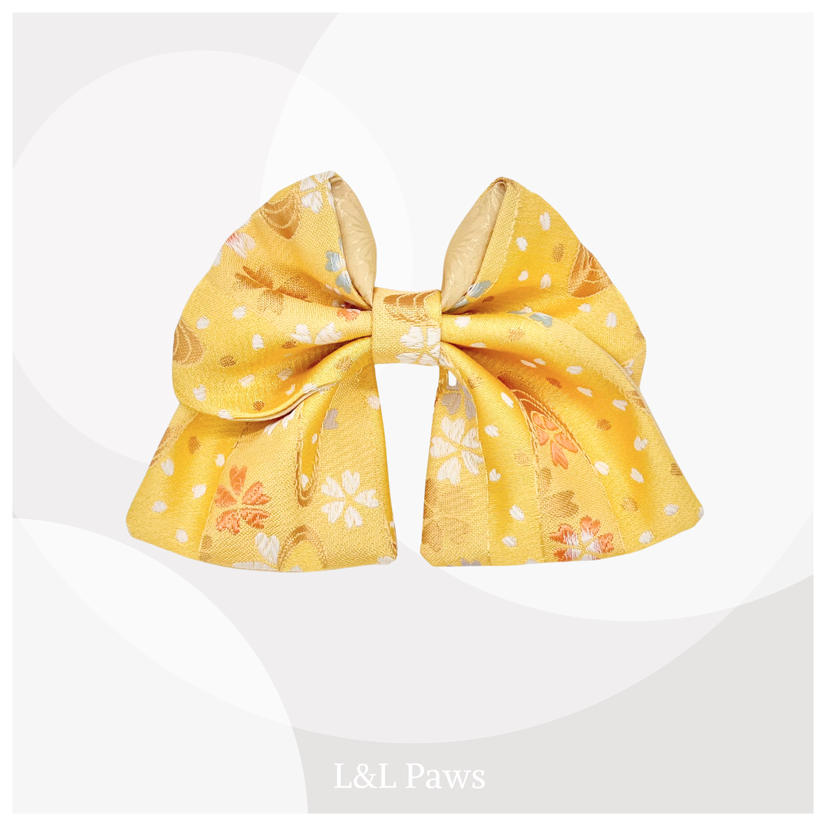Kirameki Ryusui Cherry Blossoms Kinran - Ribbon Bow Tie