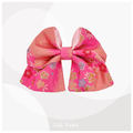 きらめき さざ波桜 京都西陣織金襴の和リボン Authentic Ribbon Bowties 和リボン B 犬 猫 ペット 和柄 日本製 手作り ギフト エルエルポウズ