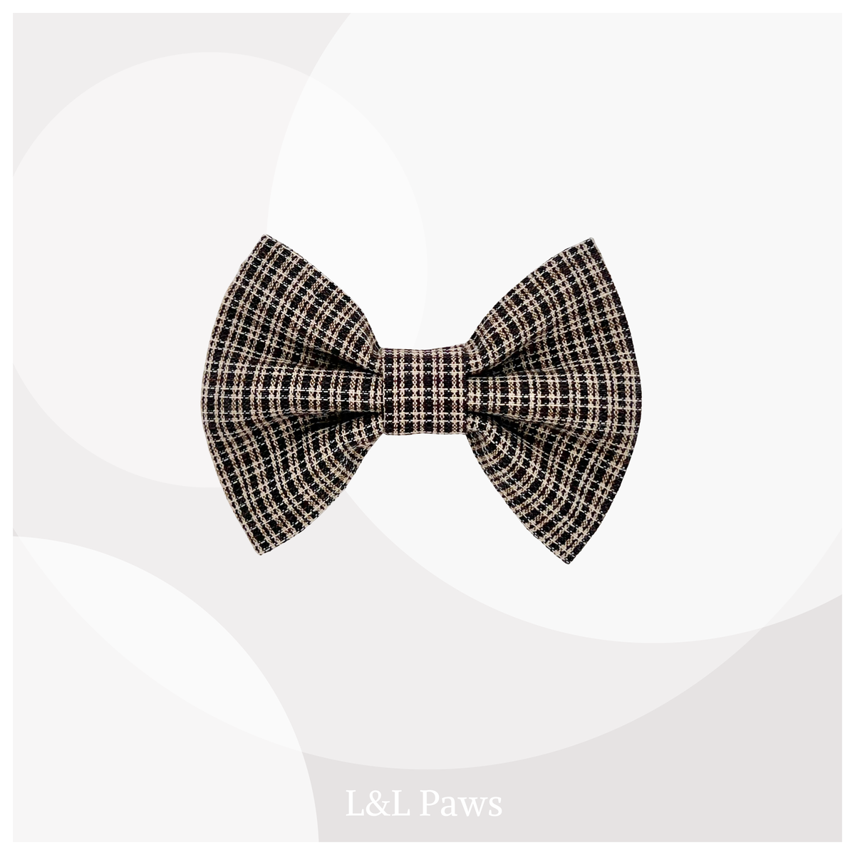 Bota-ori Brown Checkered - Bow Tie