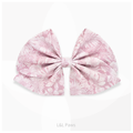 風をむすぶ 花柄 ピンク 帯リボン Obi Ribbon Bow Tie 帯リボン 犬 猫 ペット 和柄 日本製 手作り ギフト エルエルポウズ