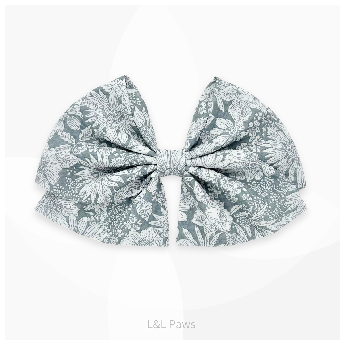 風をむすぶ よろけ縞 黒 帯リボン Obi Ribbon Bow Tie 帯リボン 犬 猫 ペット 和柄 日本製 手作り ギフト エルエルポウズ