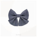 Awa Shijira-Ori | Sailor Ribbon Bow Tie | Navy Check