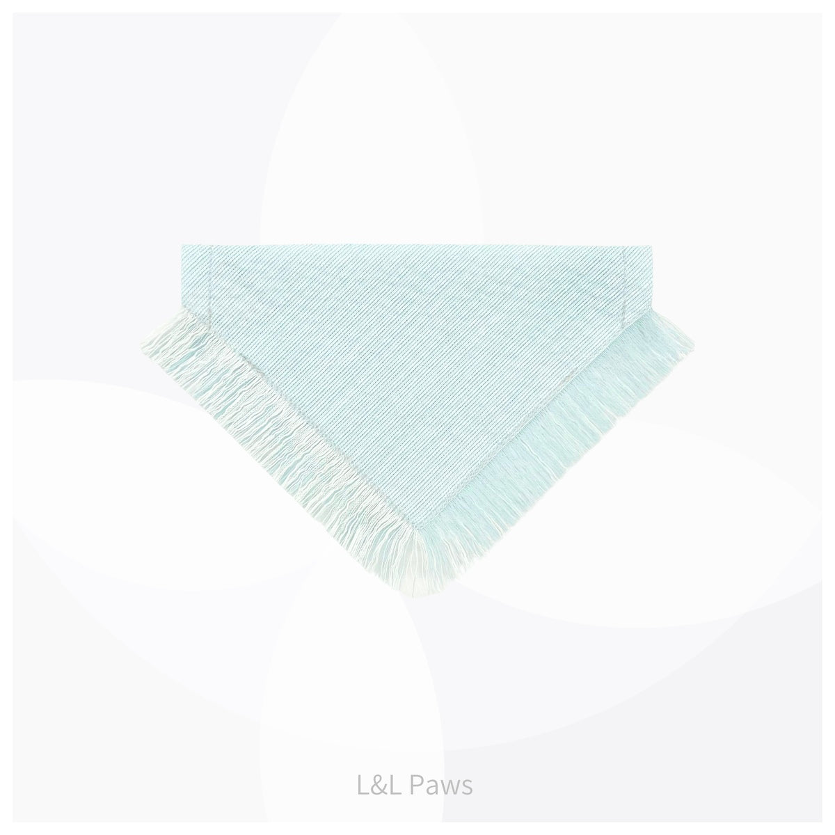 あいを、贈ります。阿波しじら織の冒険バンダナ やさしい水色 Adventure Fray Bandanas 冒険フレイバンダナ 犬 猫 ペット 和柄 日本製 手作り ギフト エルエルポウズ