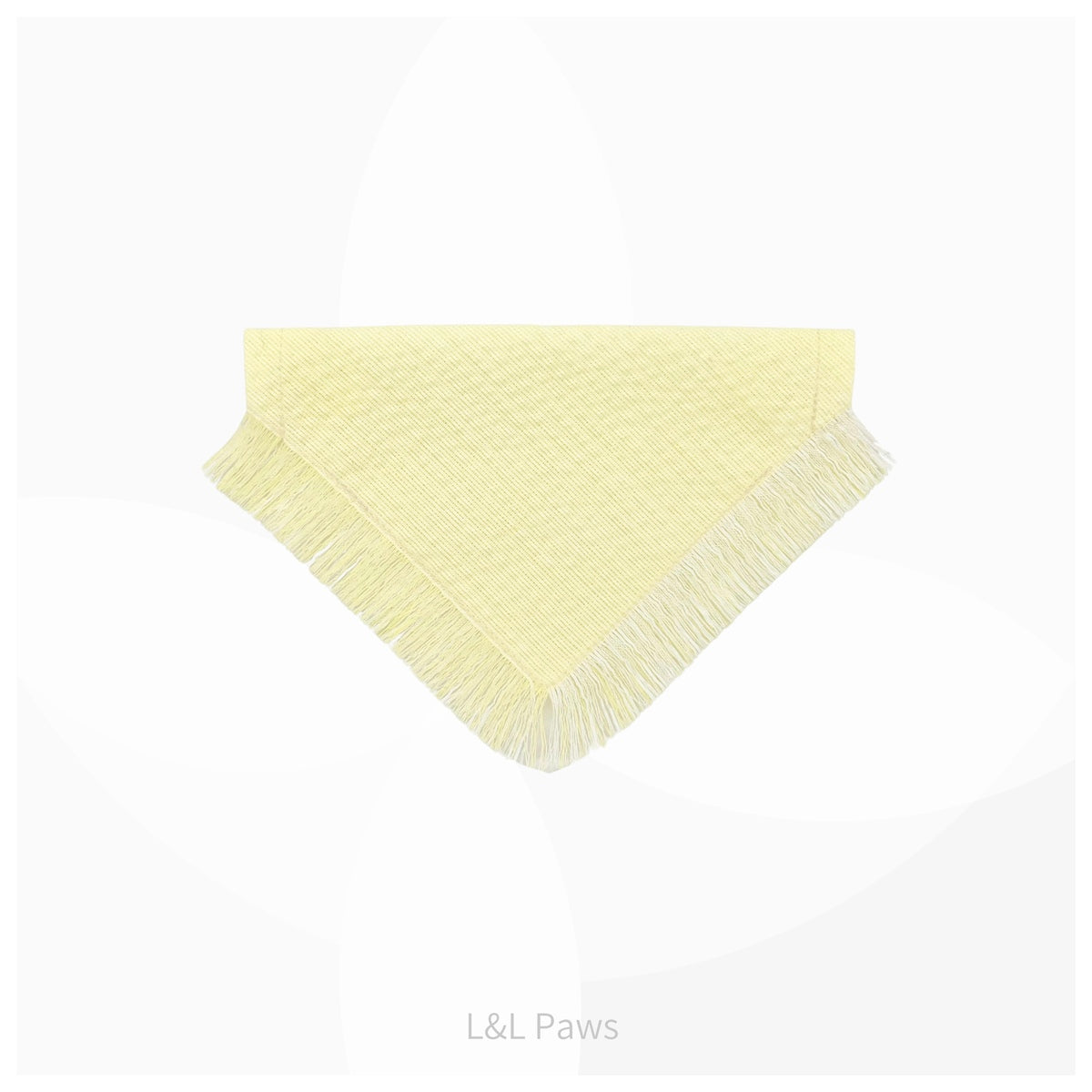 あいを、贈ります。阿波しじら織の冒険バンダナ やさしい黄色 Adventure Fray Bandanas 冒険フレイバンダナ 犬 猫 ペット 和柄 日本製 手作り ギフト エルエルポウズ