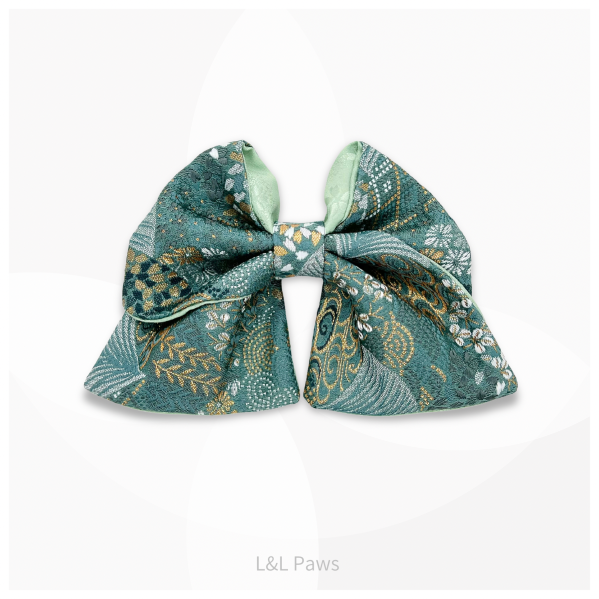 Kyoto Nishijin-Ori Kinran | Ribbon Bow Tie | Seiheki Ogi