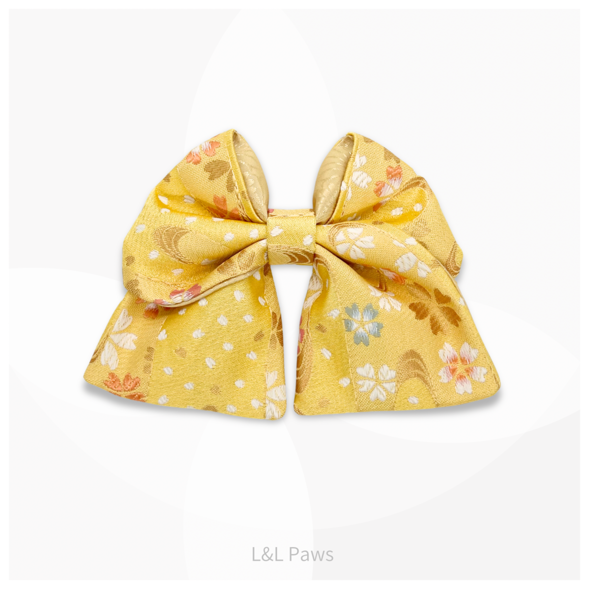 とっておきの、きらめき。流水桜　金襴の和リボン