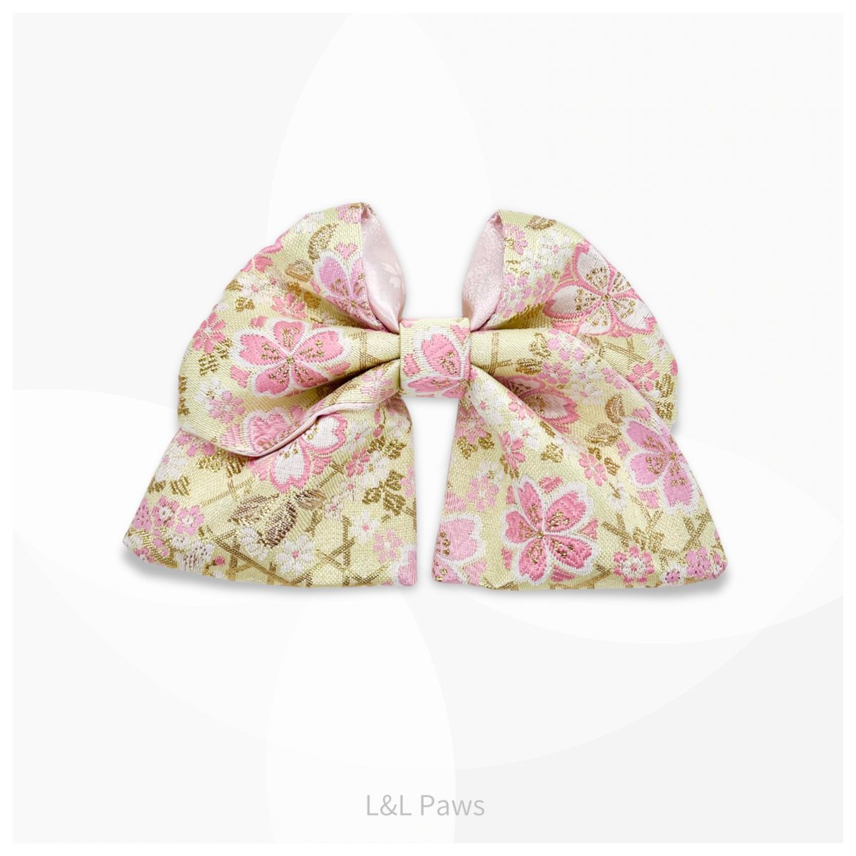 とっておきの、きらめき。桜　金襴の和リボン