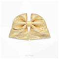 Nishijin Obi-ji | Ribbon Bow Tie | Golden Stripes