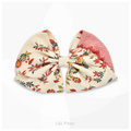 Silk Tango Chirimen | Obi Ribbon Bow Tie | Chrysanthemum and Maple