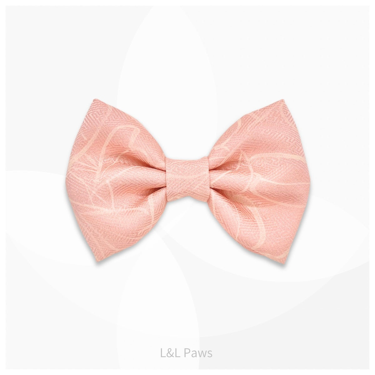 Silk Tango Chirimen | Big Bow Tie | Floral Pink