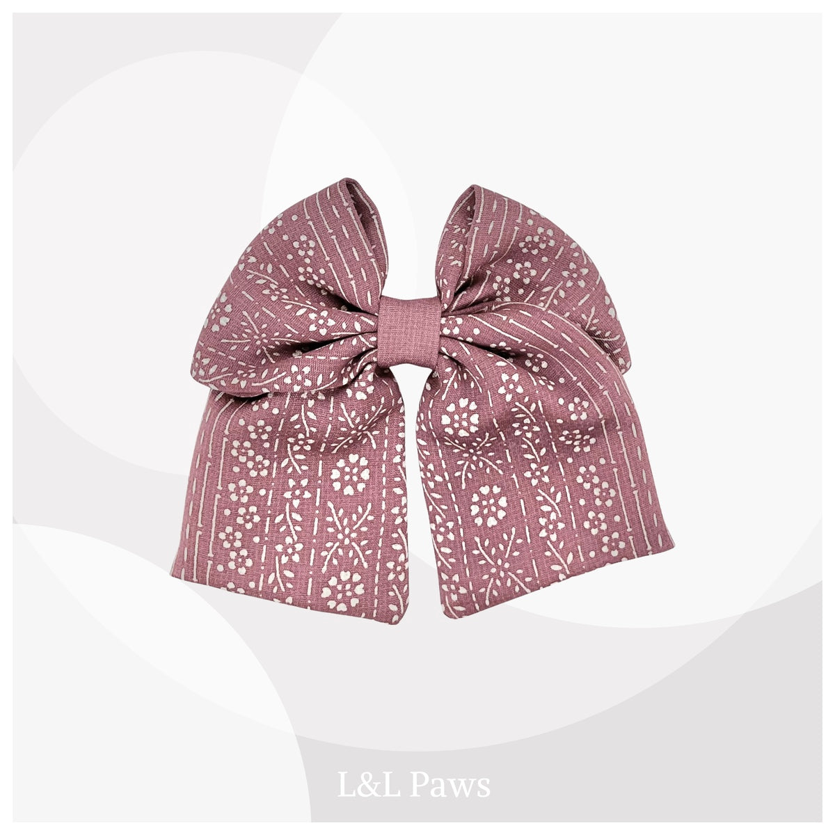 おしゃれ吉祥花 正絹 - 和リボン