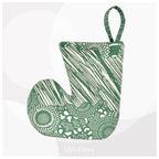 Chrysanthemum 菊 - Silk Ribbon Bow Tie & Christmas Stocking Set - Day 11