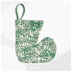 Chrysanthemum 菊 - Silk Ribbon Bow Tie & Christmas Stocking Set - Day 11