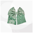 Chrysanthemum 菊 - Silk Ribbon Bow Tie & Christmas Stocking Set - Day 11