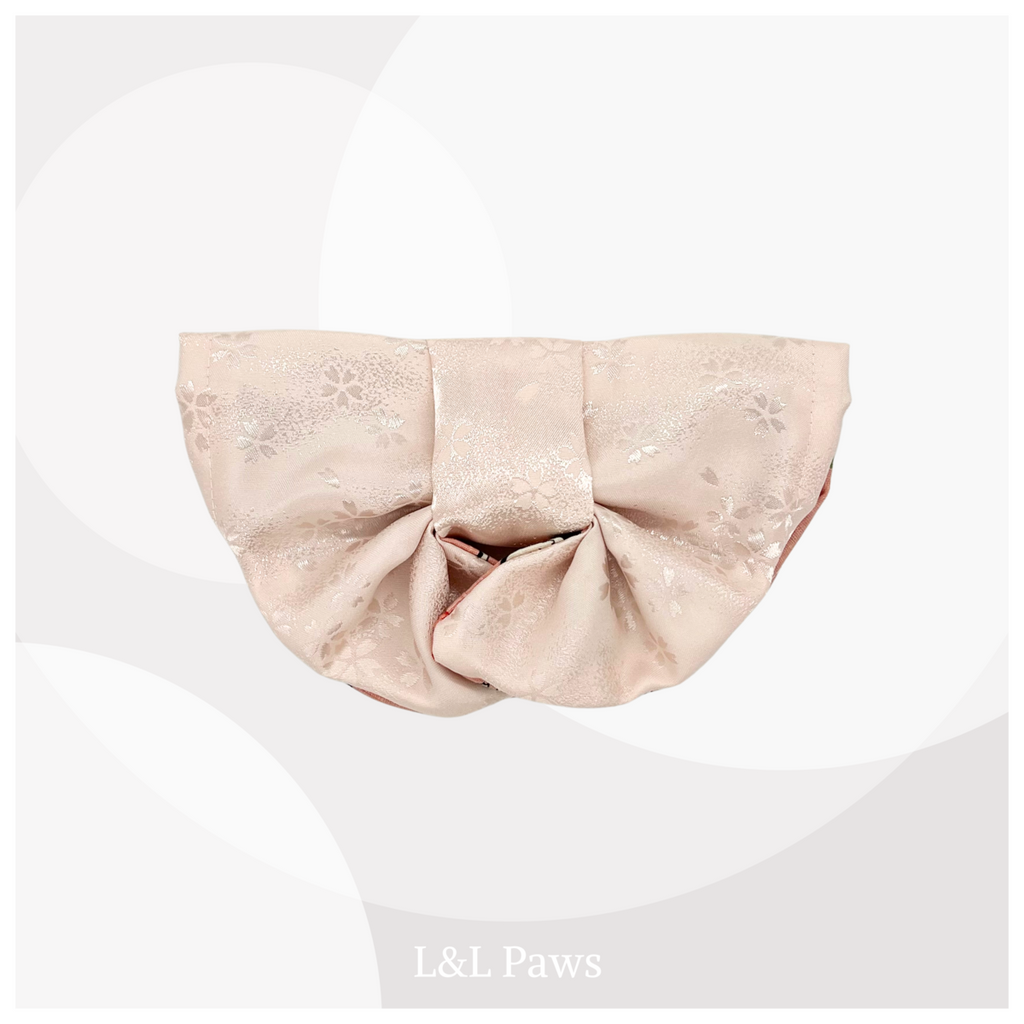 祝い鶴 ピンク -  帯バンダナ