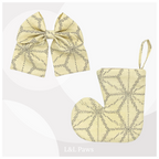 Sanoha 麻の葉 - Silk Ribbon & Christmas Stocking Set - Day 9a