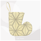 Sanoha 麻の葉 - Silk Ribbon & Christmas Stocking Set - Day 9a