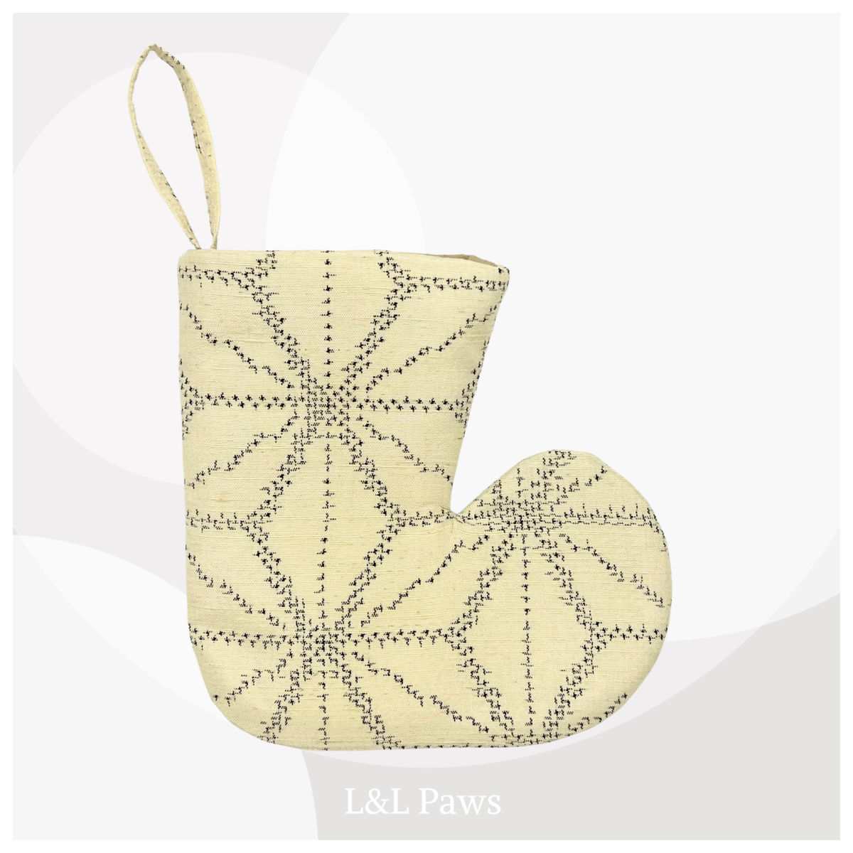 かわいい麻の葉　紬　正絹　和リボンと靴下の飾り