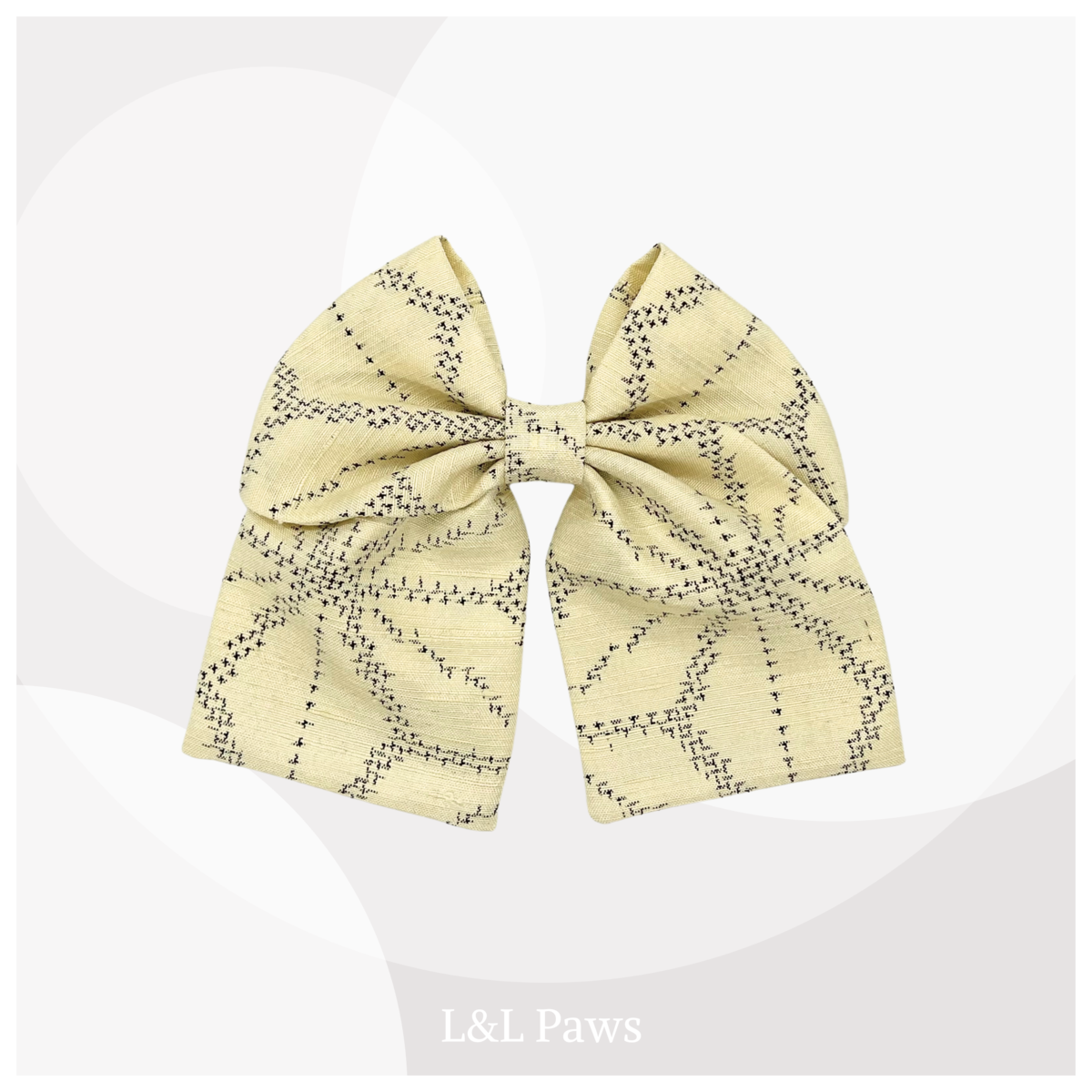 かわいい麻の葉　紬　正絹　和リボンと靴下の飾り