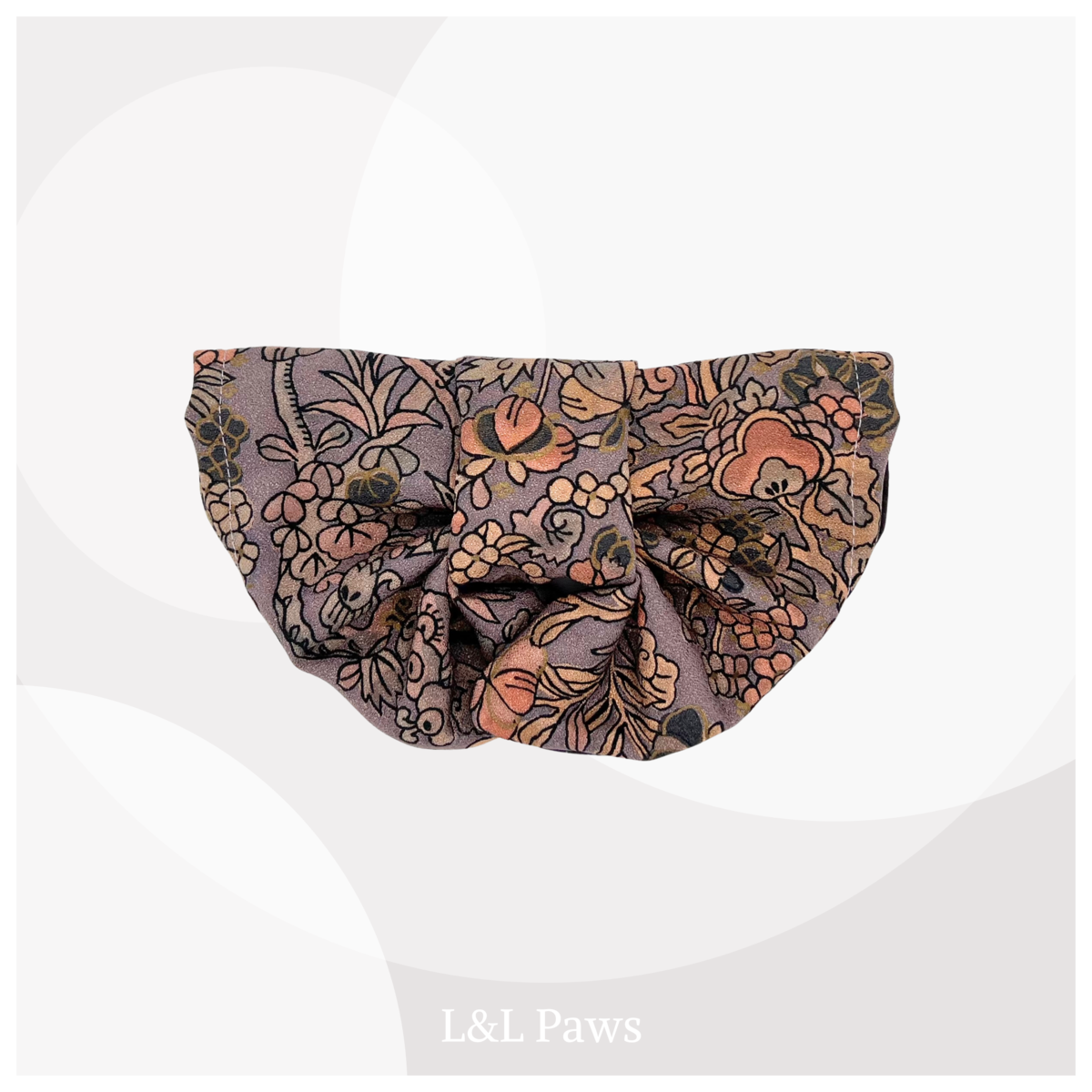 吉祥更紗 正絹 - 帯バンダナ