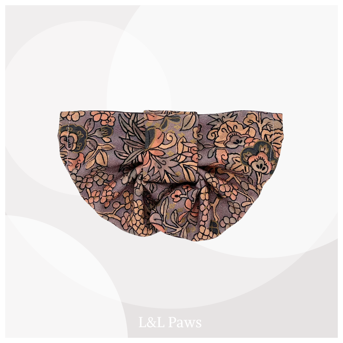 吉祥更紗 正絹 - 帯バンダナ