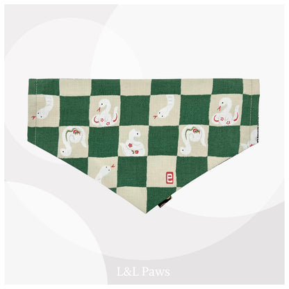 Happy New Year！ Green - Dog Bandana