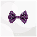 Mini Purple Flowers - Bow Tie