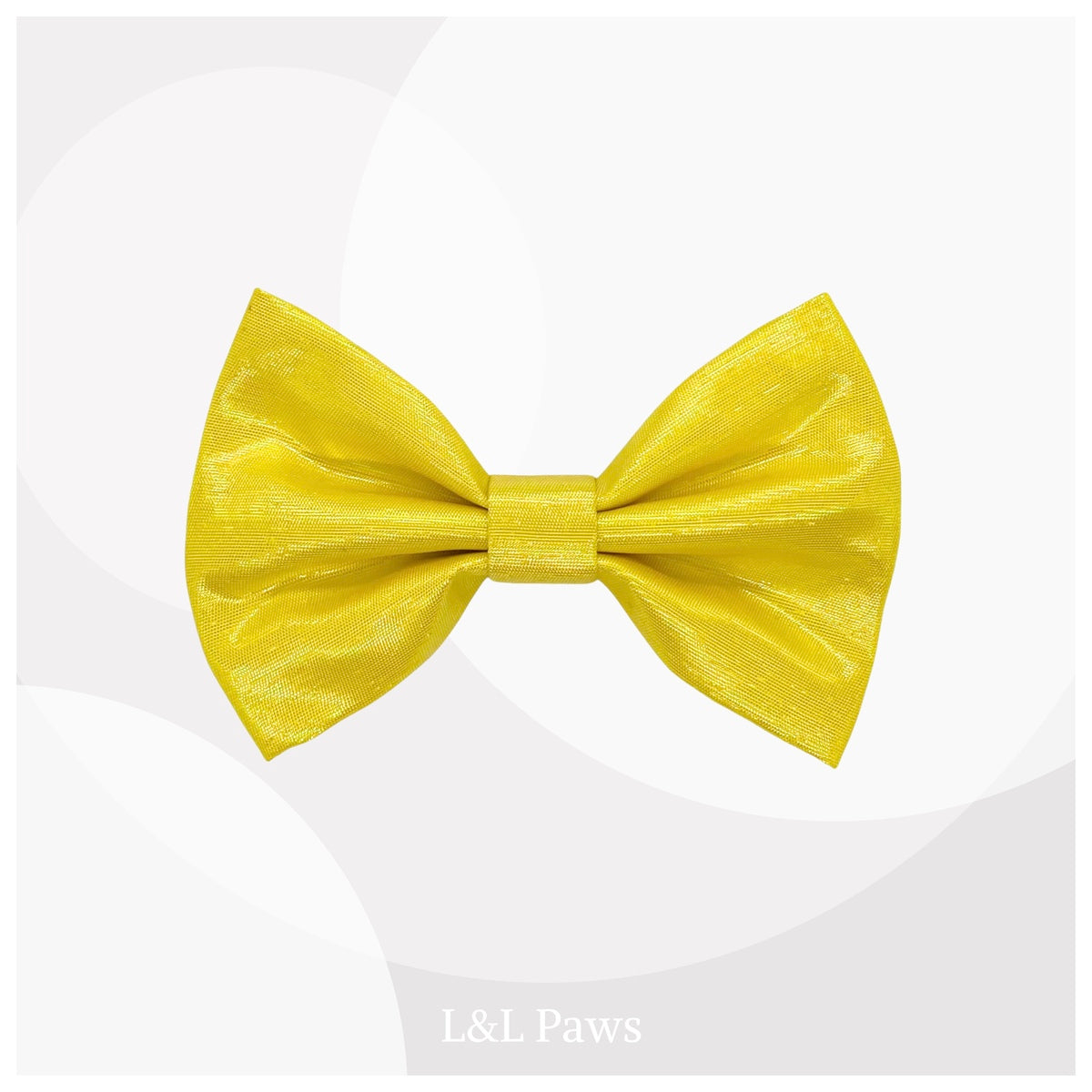 レモン　帯地　ビッグ蝶ネクタイ