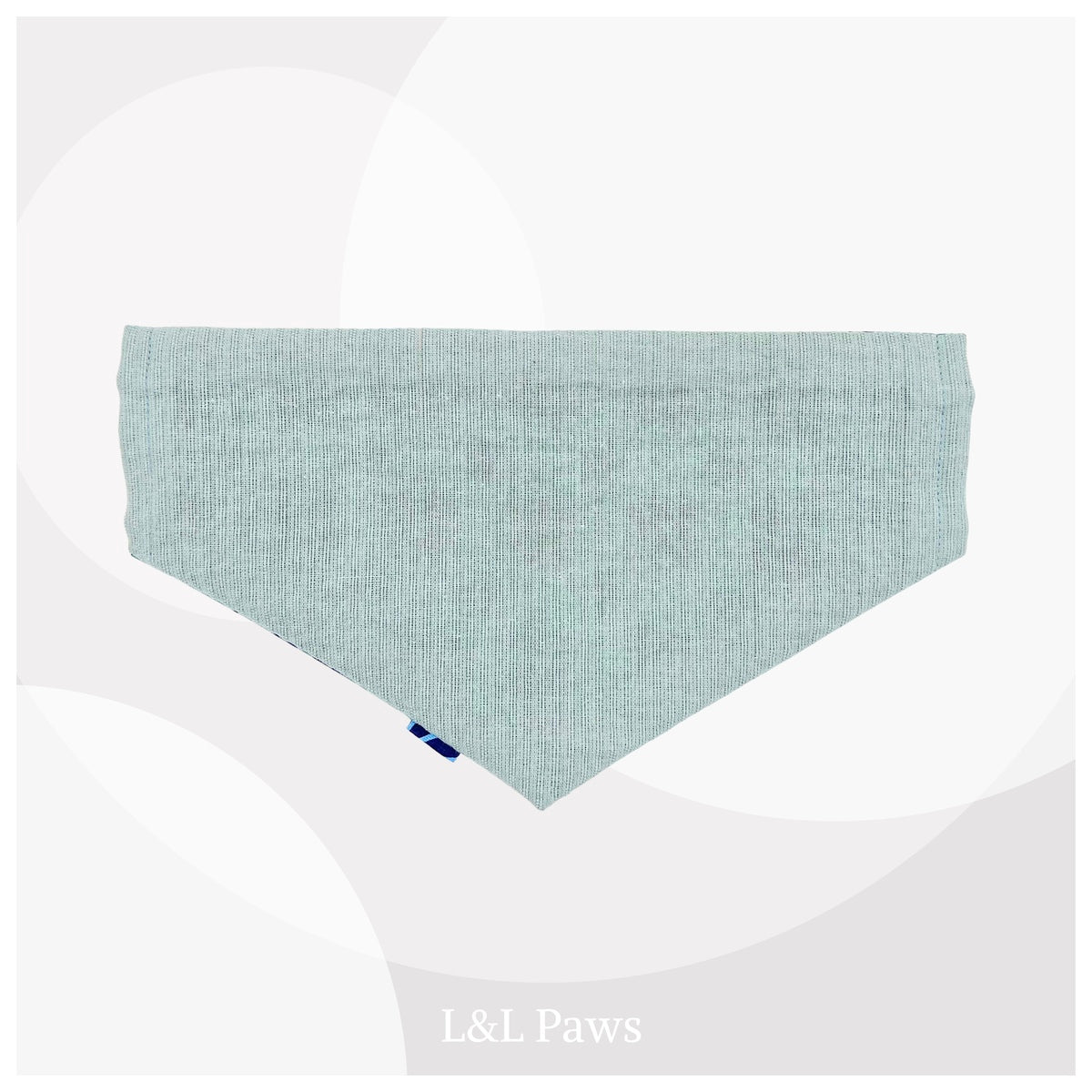 クールな君に　十字と井桁　浴衣地としじら織　犬のバンダナ