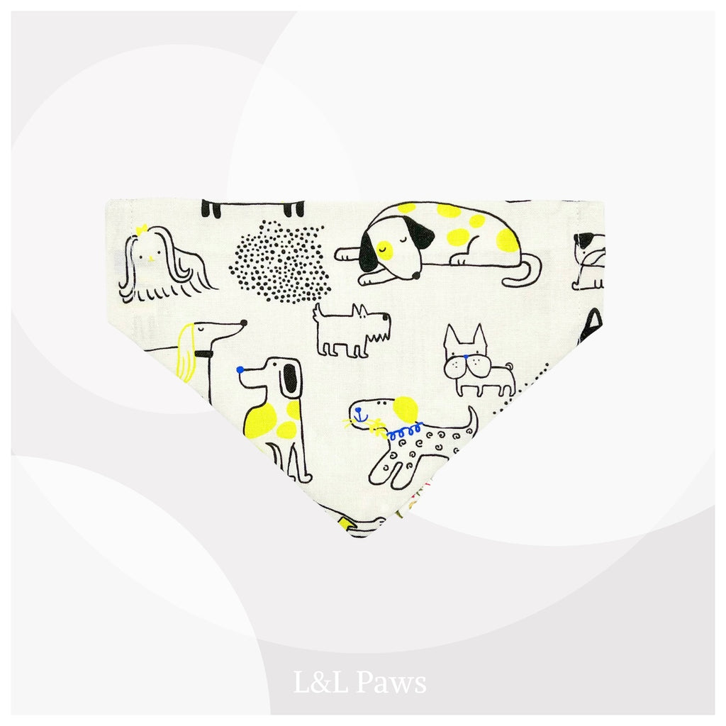 Happy Friends - Dog - Authentic Japanese Bandana 