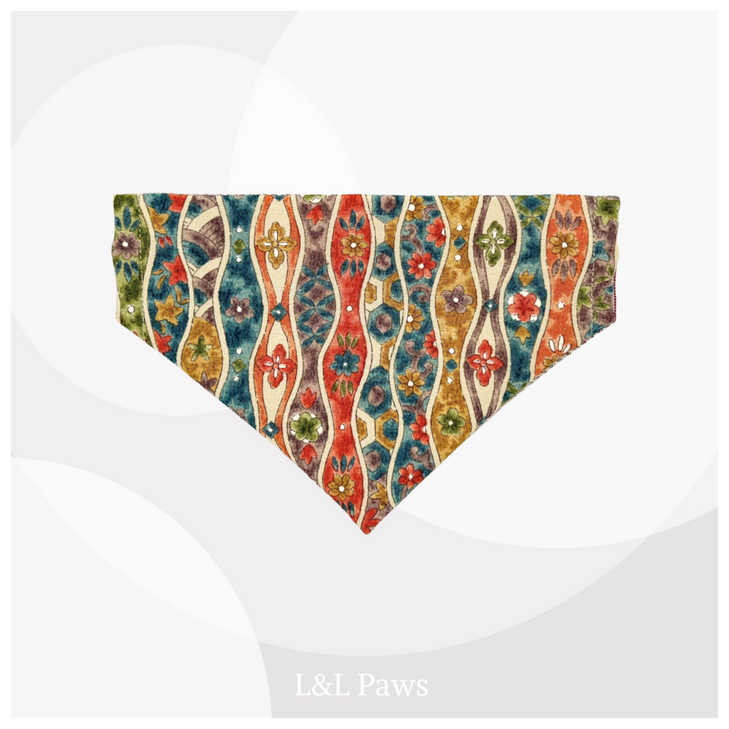 Floral Sarasa a - Silk Bandana