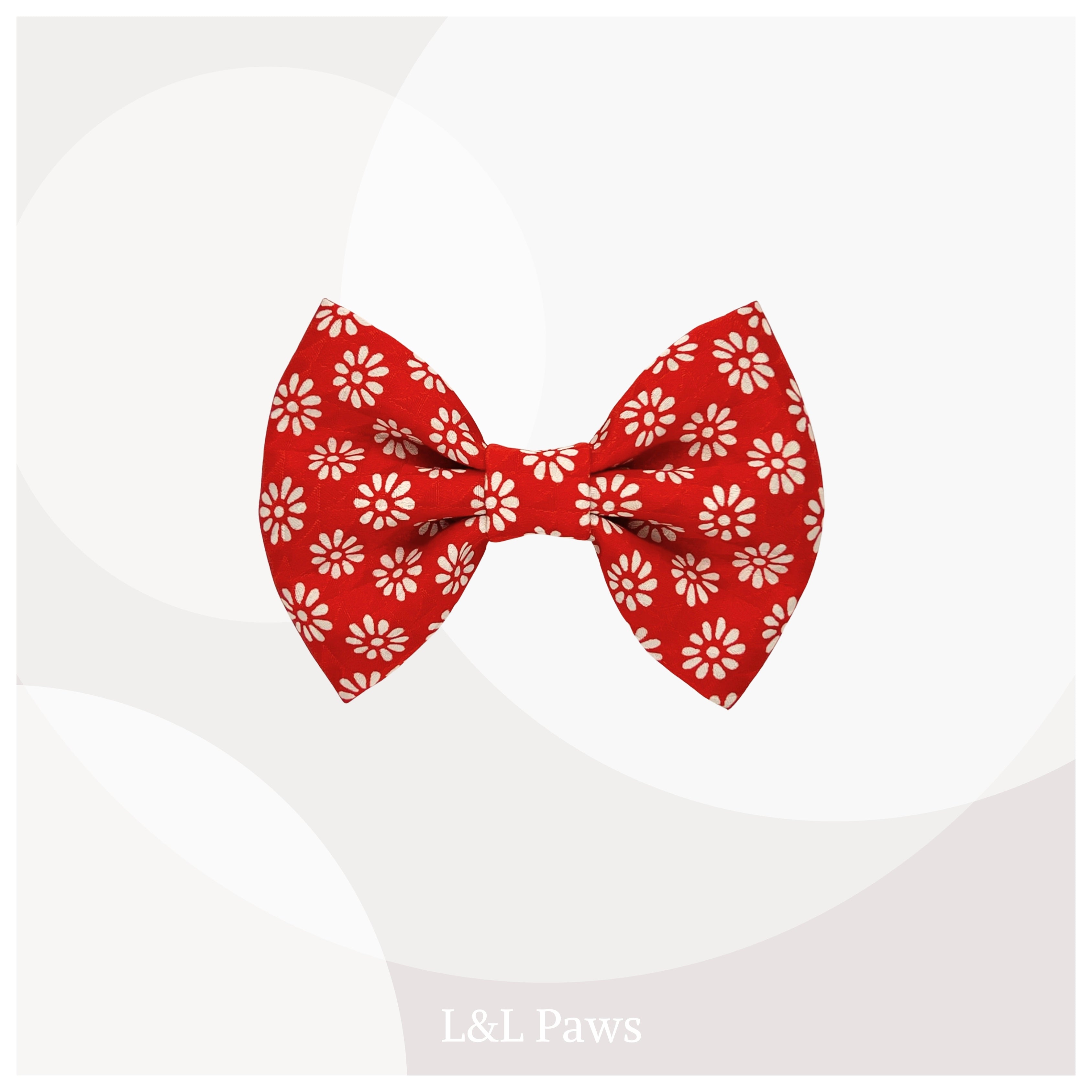 キャンディーアップルレッド　正絹　蝶ネクタイ