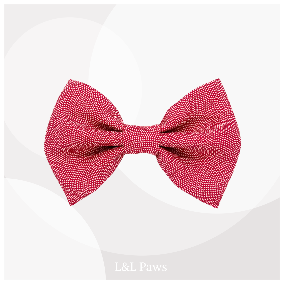 粋な鮫小紋 正絹 - ビッグ蝶ネクタイ