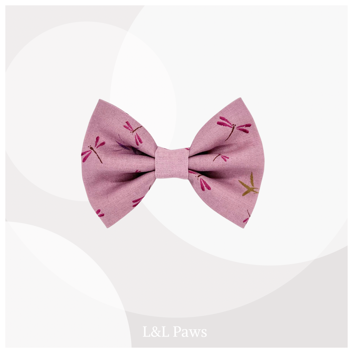 おしゃれトンボ　ピンク　蝶ネクタイ