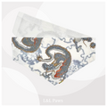 Dapper Dragons White - Dog Bandana