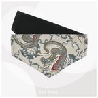 Dapper Dragon Gray - Dog Bandana