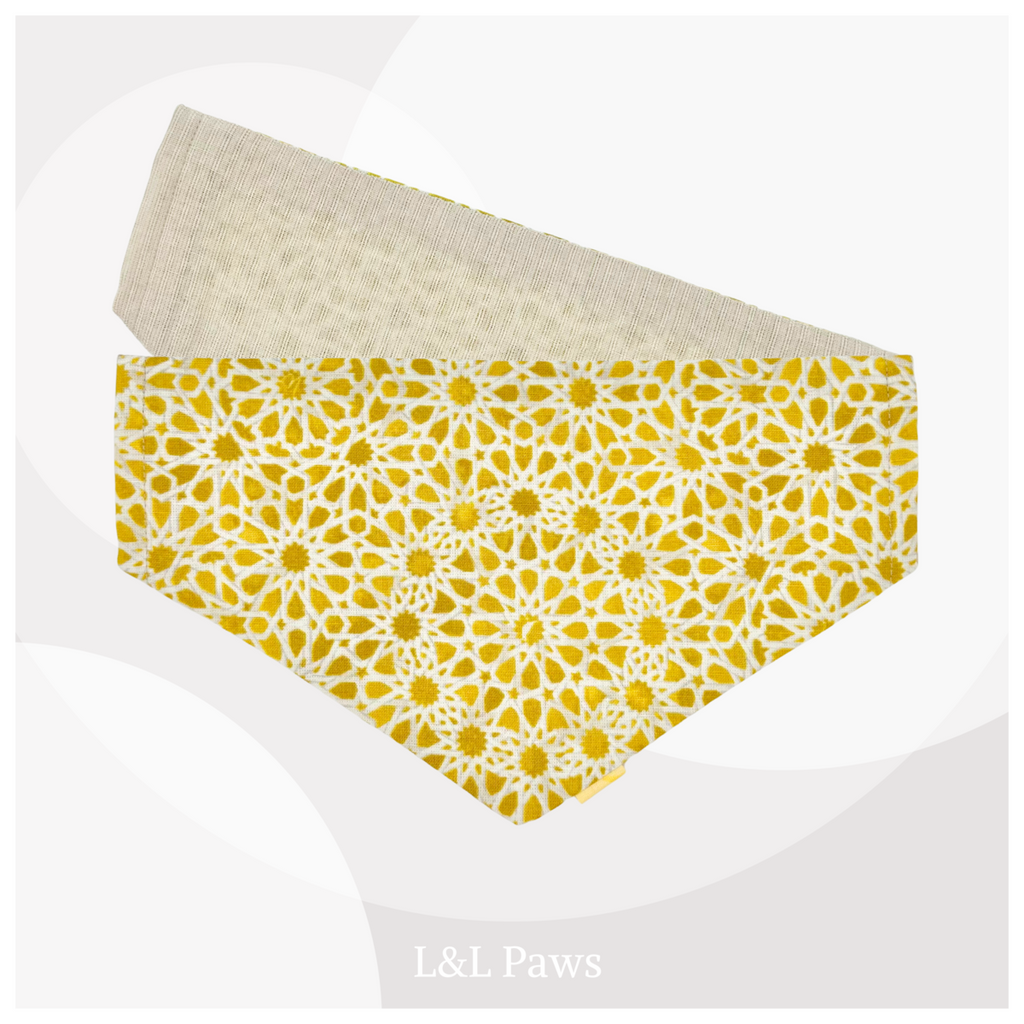 Serenity Yellow - Dog Bandana