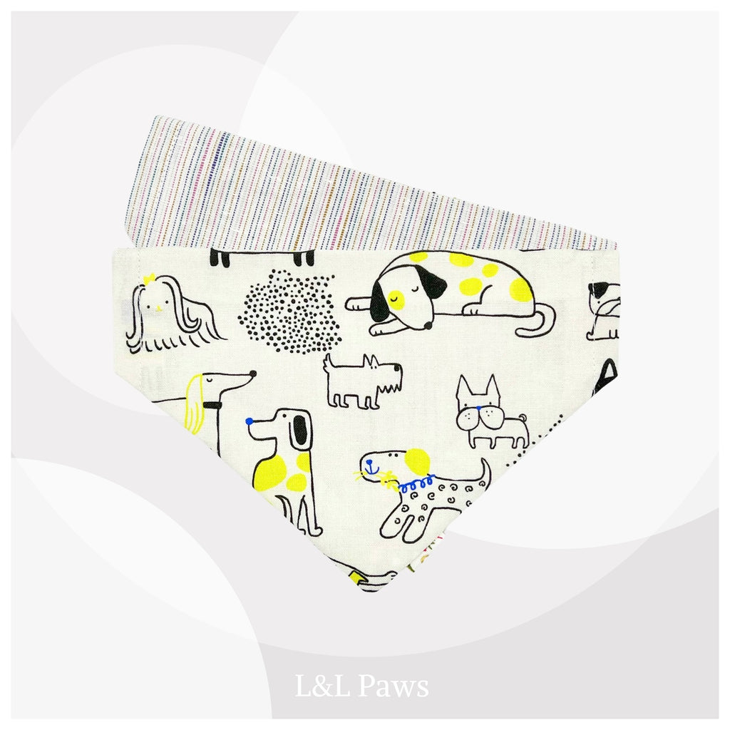 Happy Friends - Dog - Authentic Japanese Bandana 