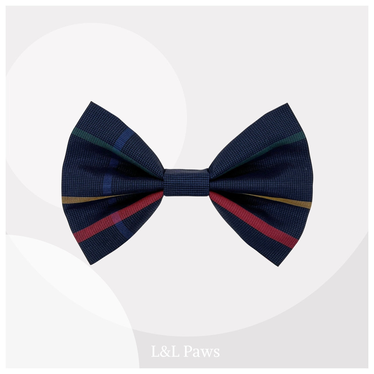 思い出　紬　正絹　ビッグ蝶ネクタイ